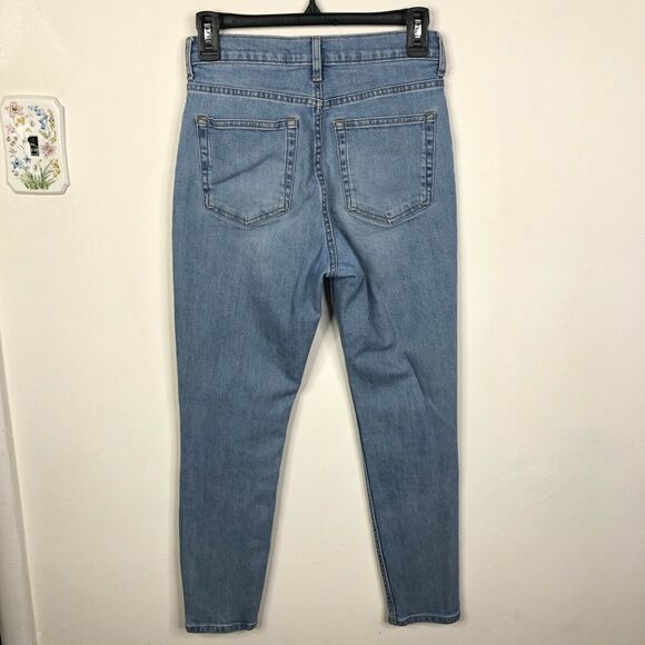 Everlane High Rise Skinny Ankle Blue Jeans Womens Size 27 - Picture 3 of 7